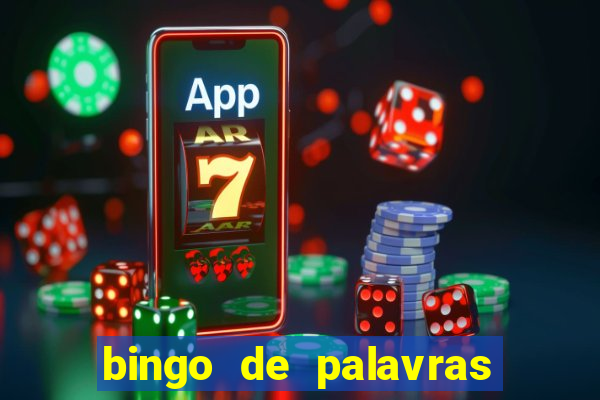 bingo de palavras cha de bebe